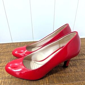 Life Stride Glossy Red Heels